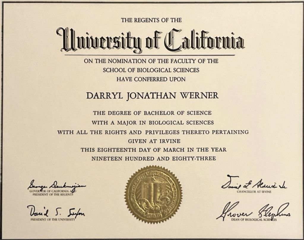 UCI - Bachelor's Degree - Biological Sciences